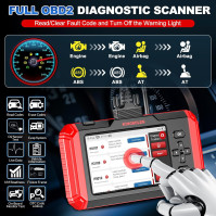 KINGBOLEN S800 OBD2 diagnostické zařízení, čtečka automobilových kódů pro 4 systémy motor/převodovka/ABS/SRS a 15 resetů