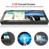 SAT NAV, TOUTBIEN GPS Navigation for Car Truck Motorhome 2.5D Touchscreen 7inch 2023 UK Europe Maps Pre-Installed with Lifetime