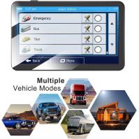 SAT NAV, TOUTBIEN GPS Navigation for Car Truck Motorhome 2.5D Touchscreen 7inch 2023 UK Europe Maps Pre-Installed with Lifetime