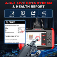 KINGBOLEN S500 OBD2 diagnostický nástroj, automobilová čtečka chybových kódů pro motor/převodovku/ABS/SRS, diagnostický