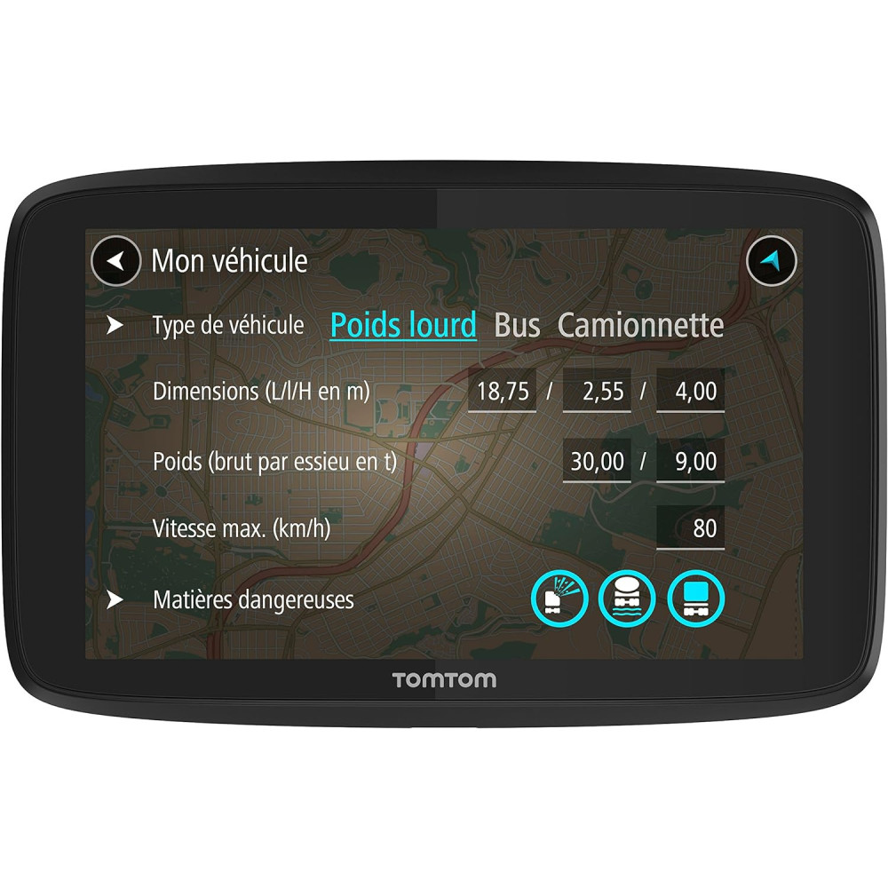 TomTom GO Professional 620-6" GPS Heavy Weights Mapování Evropy 49, Doprava přes chytrý telefon