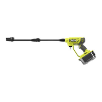 RYOBI 18 V ONE+ Bateriový čistič středního tlaku RY18PW22A-125 (Čištění vozidel/povrchů, maximální tlak 22 bar, průtok 182 l/h,