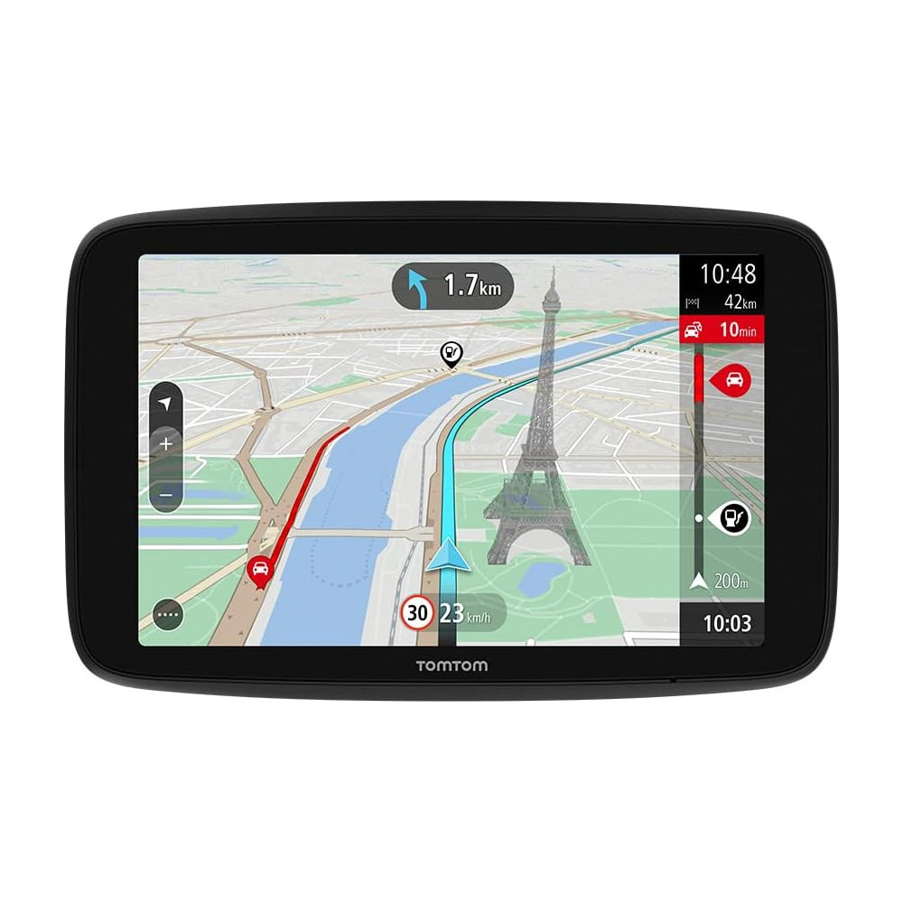 TomTom navigace GO Navigator do auta (6 palců, informace o dopravě v reálném čase a zkušební verze upozornění na rychlost