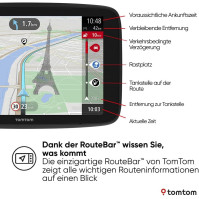 TomTom navigace GO Navigator do auta (6 palců, informace o dopravě v reálném čase a zkušební verze upozornění na rychlost