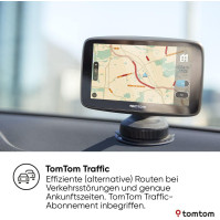 TomTom navigace GO Navigator do auta (6 palců, informace o dopravě v reálném čase a zkušební verze upozornění na rychlost