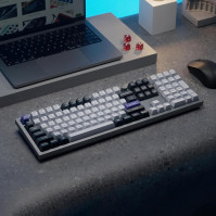 Keychron Q6 Pro QMK/VIA bezdrátová mechanická klávesnice s otočnou, 100% US rozložení programovatelná makra Keychron K Pro