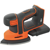 BLACK+DECKER 18V ​​akumulátorová bruska na detaily myší - holá jednotka (baterie není součástí dodávky)