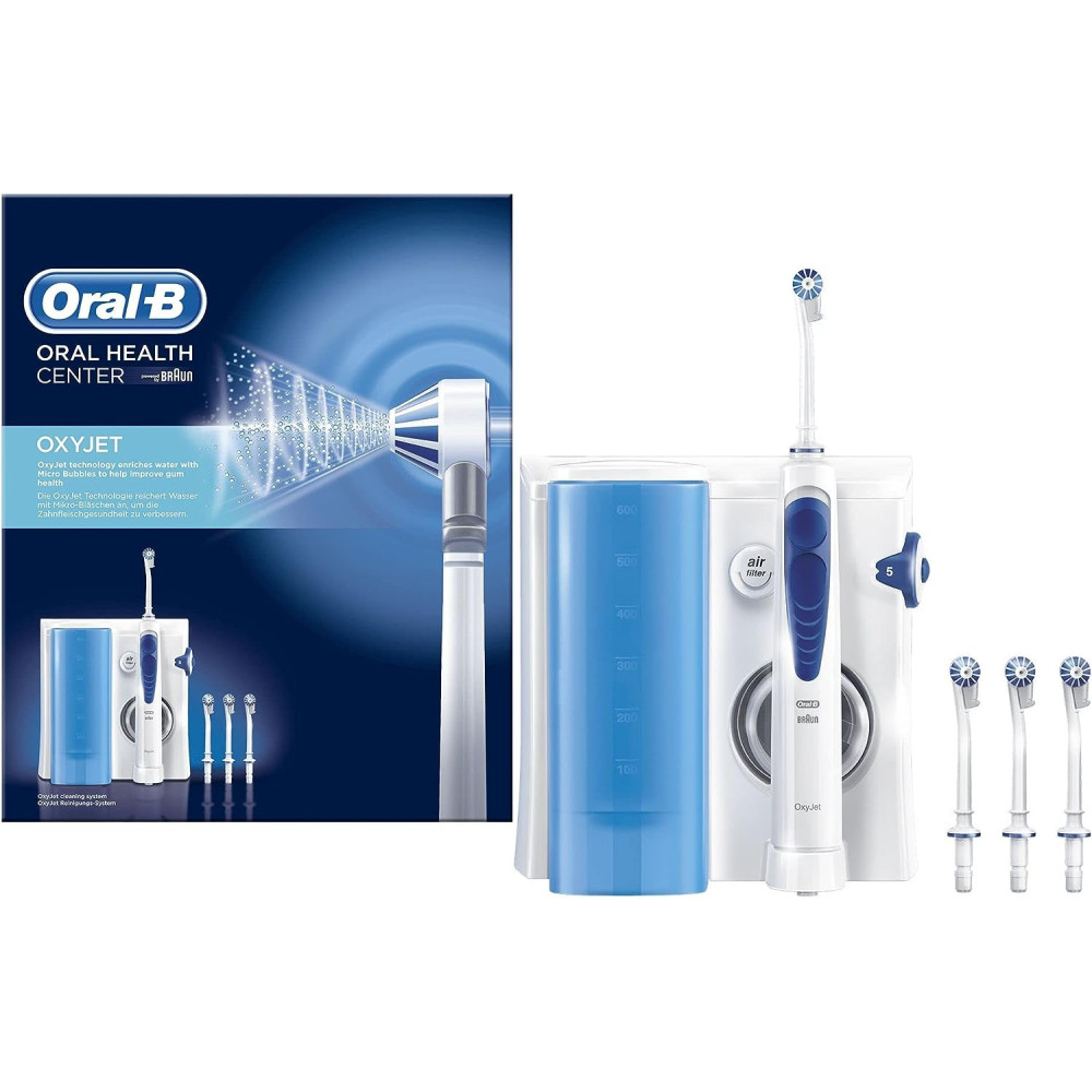 Čisticí systém Oral-B OxyJet, s technologií mikro vzduchových bublin, 4 nasazovací trysky