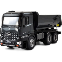 Amewi 22504 Mercedes Truck Dumper Pro Metal V2 licencované vozidlo dálkové ovládání RTR 2,4 GHz dodatečná baterie šedá