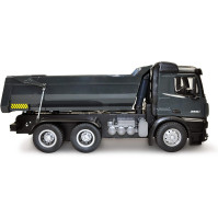 Amewi 22504 Mercedes Truck Dumper Pro Metal V2 licencované vozidlo dálkové ovládání RTR 2,4 GHz dodatečná baterie šedá