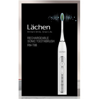 Lächen Sonic elektrický zubní kartáček Sonic Toothbrush - RM-T8B s 4 kartáčkovými hlavami a časovačem, 3 režimy a 3 úrovně