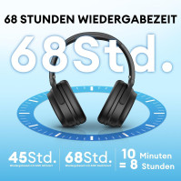 Edifier WH700NB Sluchátka s aktivním potlačením hluku - 68 hodin přehrávání - AI Call Noise Reduction - Dual Connections