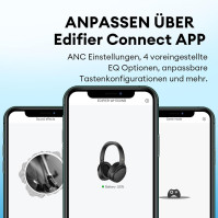 Edifier WH700NB Sluchátka s aktivním potlačením hluku - 68 hodin přehrávání - AI Call Noise Reduction - Dual Connections