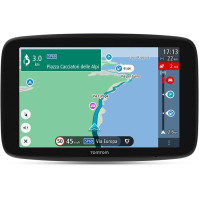 Satelitní navigace TomTom GO Camper Max se 7" HD obrazovkou, body zájmu pro obytné vozy a karavany, aktualizace přes Wi-Fi, upoz