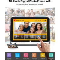 Digitální fotorámeček Kodak, KODAK Touch Electronic 10,1", 1920 x 1200 FHD, ntelligent s 32GB pamětí, 4000mAh Li-Battery