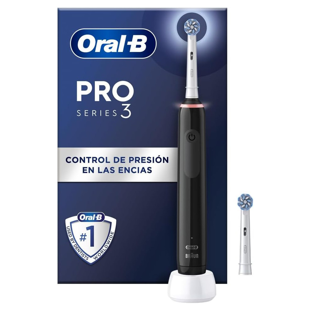 Elektrický zubní kartáček Oral-B PRO 3 3000 Elektrický zubní kartáček, 2 připojitelné kartáčky Sensitive Clean, 3 režimy čištění