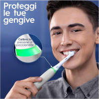 Nabíjecí elektrický zubní kartáček Oral-B iO 6N, tlakový senzor, interaktivní displej, umělá inteligence, 2 kartáčkové hlavice,