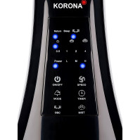 Korona 81102 Podlahový ventilátor s funkcí rozprašování, průměr 40 cm, nádrž na vodu 3,3 l, časovač