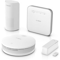 Chytrá domácnost Bosch Smart Home Starter Package Security II, spolehlivá ochrana proti nebezpečí požáru a vloupání, kompatibiln