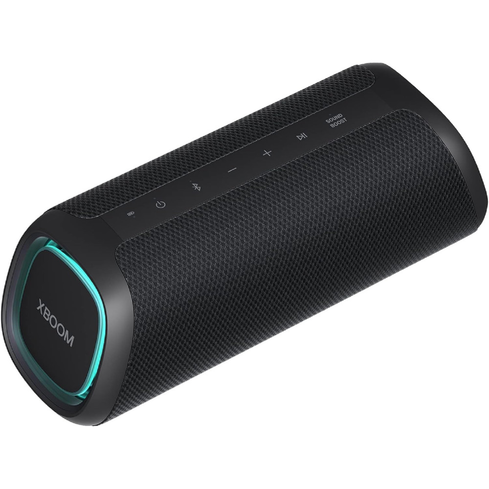 LG XBOOM Go XG7QBK - bezdrátový reproduktor Bluetooth, 40 W, Sound Boost, vodotěsnost IP67, výdrž baterie 24 hodin, variabilní b