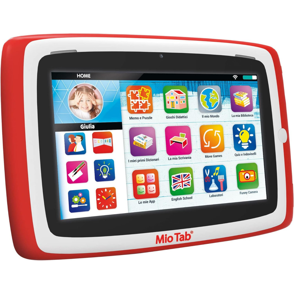 Lisciani-Mio Tab 7" Smart Kid 2022, děti 3-8 let, paměť 16 GB, autonomní, smyslové dovednosti, koordinace ruka-oko, vícebarevné,