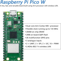 Freenove Mecanum Wheel Car Kit pro Raspberry Pi Pico W (součástí) (kompatibilní s Arduino IDE), dot matrix expressions