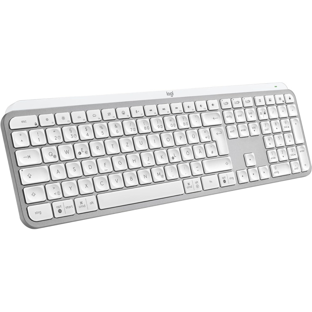 Logitech MX KEYS S DE - 920-011566, světle šedá, Bluetooth.