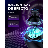 EasySMX M10 Mobilní herní ovladač pro iOS iPhone - Herní ovladač pro mobilní telefony s Hallovými joysticky/Spouštěči