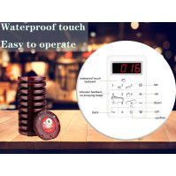 Retekess TD158 Pager System Restaurant - Pager Beeper, Touch Screen Indikátor nabíjení, 10 Pager, 998 kanálů, 15H 500M