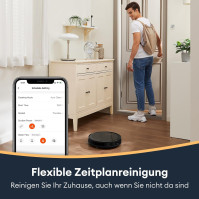 Robotický vysavač Ultenic D6s s mopem, SonicTrue Vibration Mopping, 3000Pa silné sání, Super Slim, APP Control, kompatibilní s A