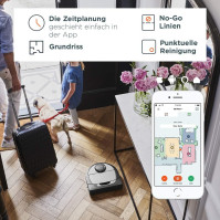 Neato Robotics Botvac D7 Connected - Prémiový robotický vysavač s nabíjecí stanicí, wifi a aplikací - Robotický vysavač, kompati