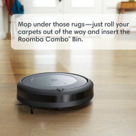 iRobot Roomba Combo i5 (i5172) vysávací a mopovací robot, možnost připojení k WLAN, inteligentní navigace, 2 gumové kartáče pro