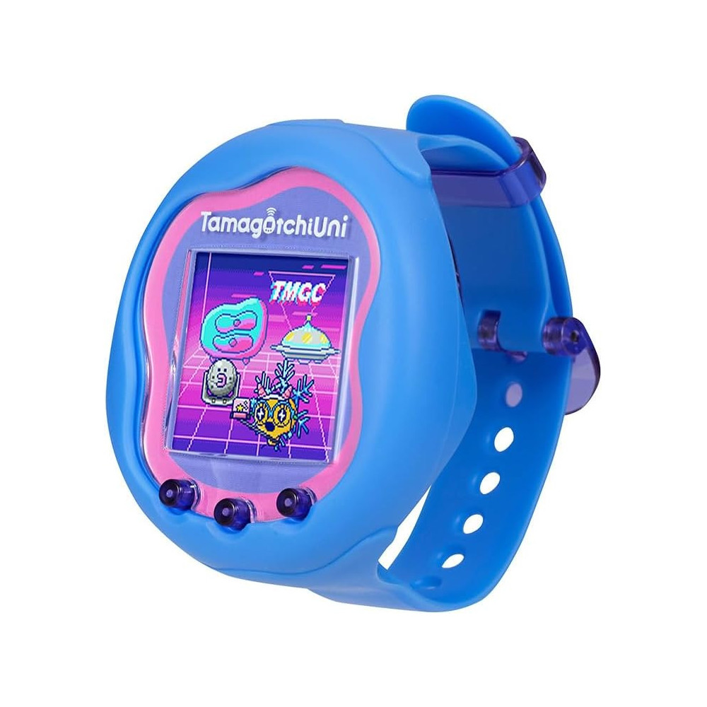 Bandai Tamagotchi Uni Modrá skořápka | Tamagotchi Uni Nová generace virtuálních domácích mazlíčků připojení k Tamaverse