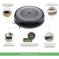 iRobot Roomba i5 (i5152) Robotický vysavač, Wi-Fi, inteligentní plánování prostoru, 2 gumové kartáče pro všechny povrchy