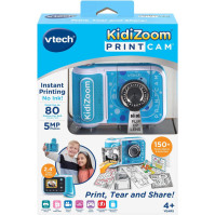 VTech KidiZoom PrintCam. Pořizujte fotografie a selfie pomocí barevné obrazovky a okamžitě vytiskněte až 80 černobílých sn.