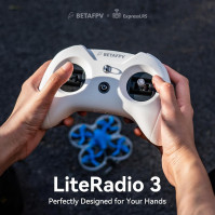 BETAFPV LiteRadio 3 RC vysílač s nano modulovým slotem pro externí podporu TX modulu, kalibrace joysticku simulátoru